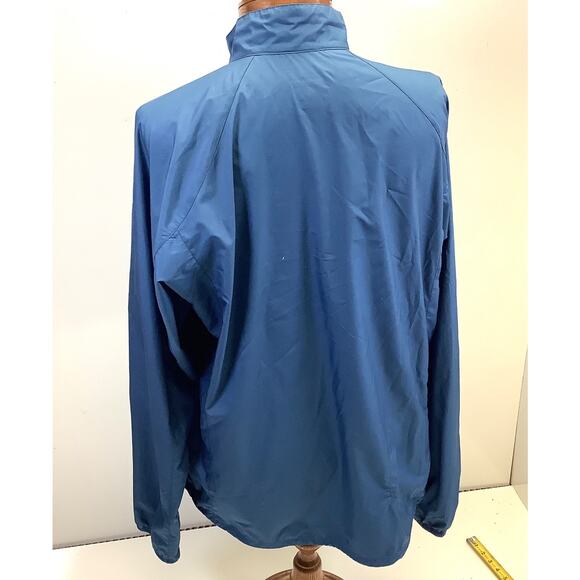 Patagonia Full Zip Lightweight Packable Windbreaker Jacket XL Dark Blue - Picture 4 of 6
